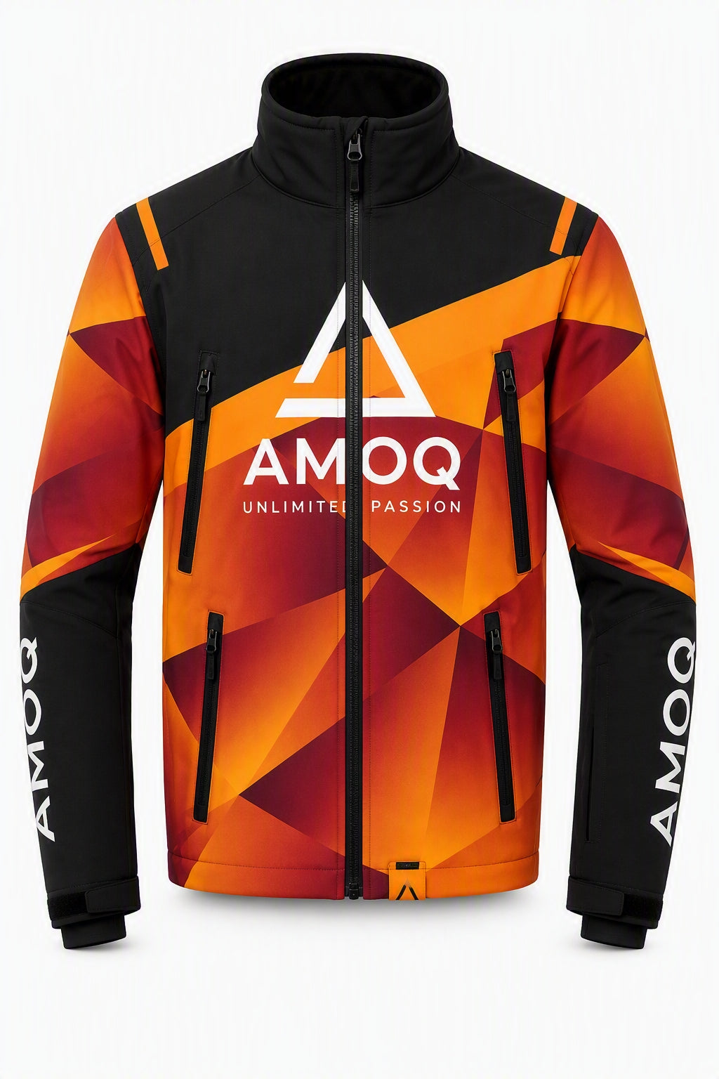 AMOQ Apex V2 Racing Jacket Black/Orange