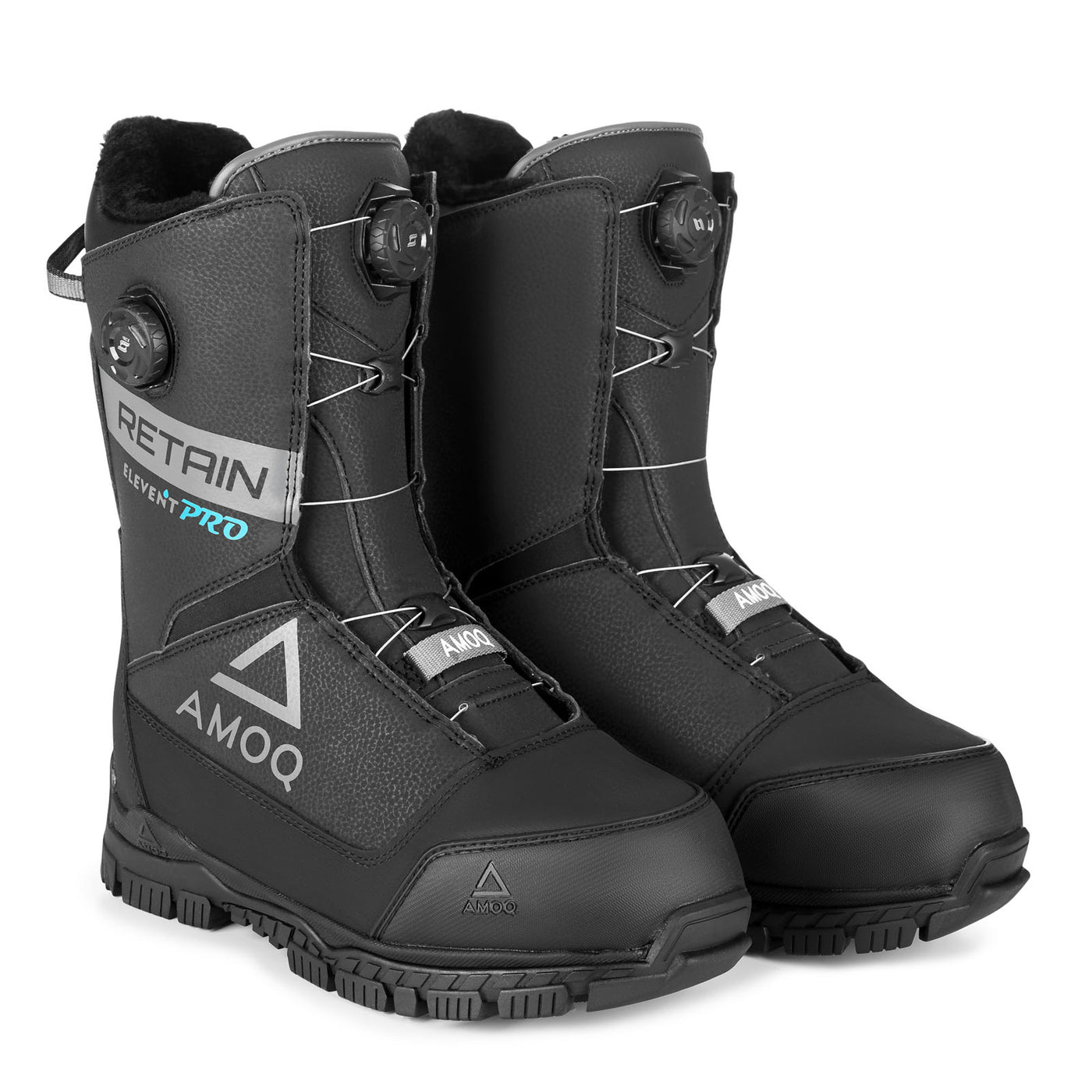 AMOQ Retain Dual Opti-Fit lacing Boots Black/Grey