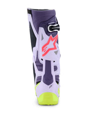 Alpinestars Boot Vented Tech 10 Purple/Fluo Yellow/Pink
