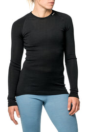 Woolpower Crewneck Merino base layer black