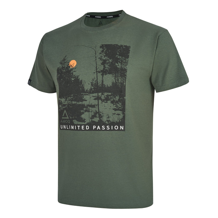 AMOQ Spirit Scenery T-shirt Green