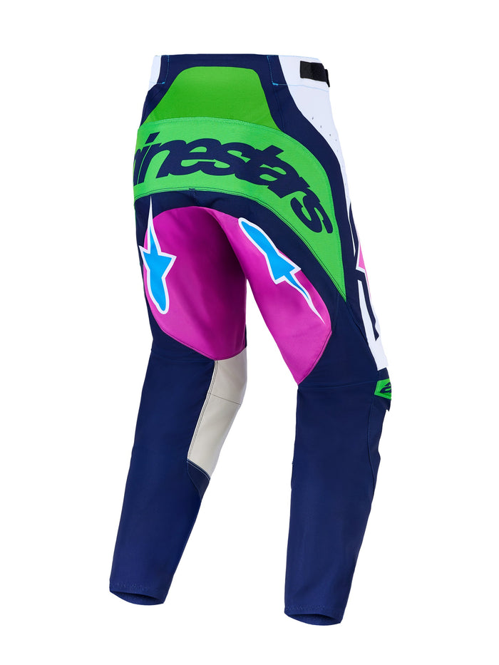 Alpinestars Pants Techstar Maven White/Blue/Green Fluo