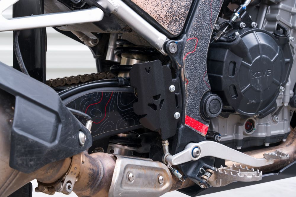 Yakk EXP Rear brake master cylinder cover Kove 800X RALLY/PRO (24-) black