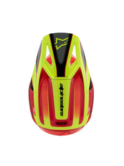 Alpinestars Helmet SM3 Youth Fray Red/Yellow Fluo/Black