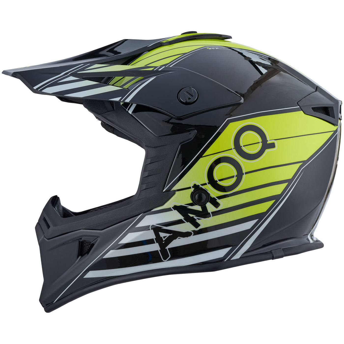 AMOQ Meteor V2 Helmet Axis Black/Yellow glossy