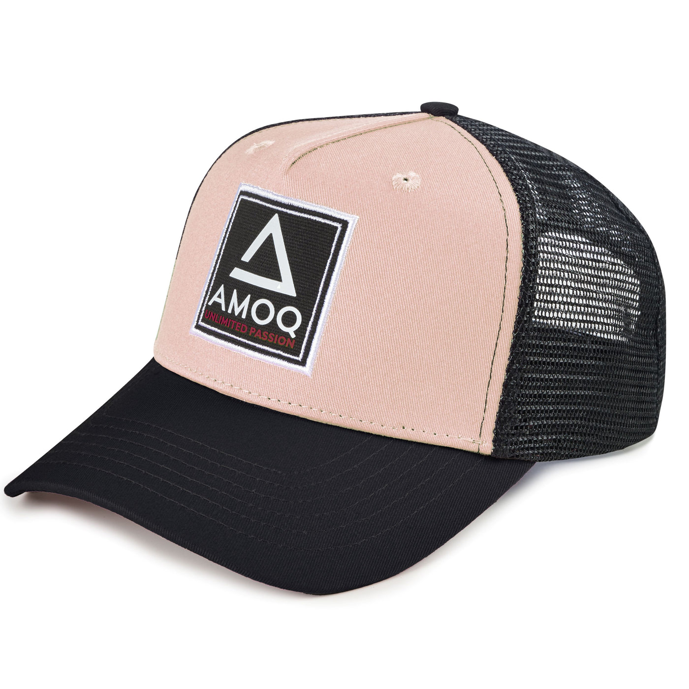 AMOQ Trucker Cap Powder Pink/Black
