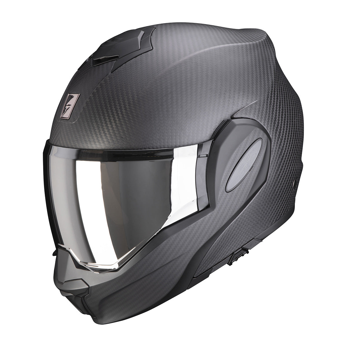 SCORPION Helmet EXO-TECH EVO Carbon solid matt black