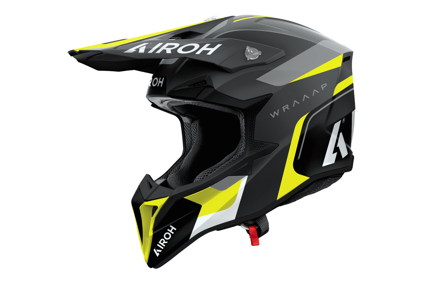 Airoh Helmet Wraaap Conquer Yellow matt