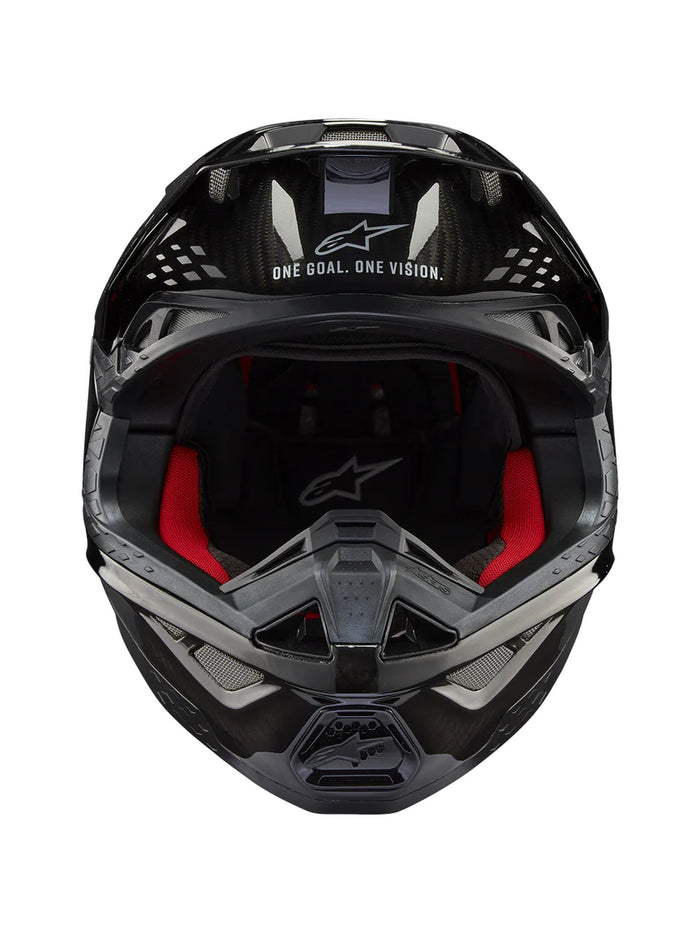 Alpinestars Helmet S-M10 2206 Solid Glossy Carbon