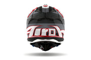 Airoh Helmet Aviator 3 Monarch Grey/Red Matt