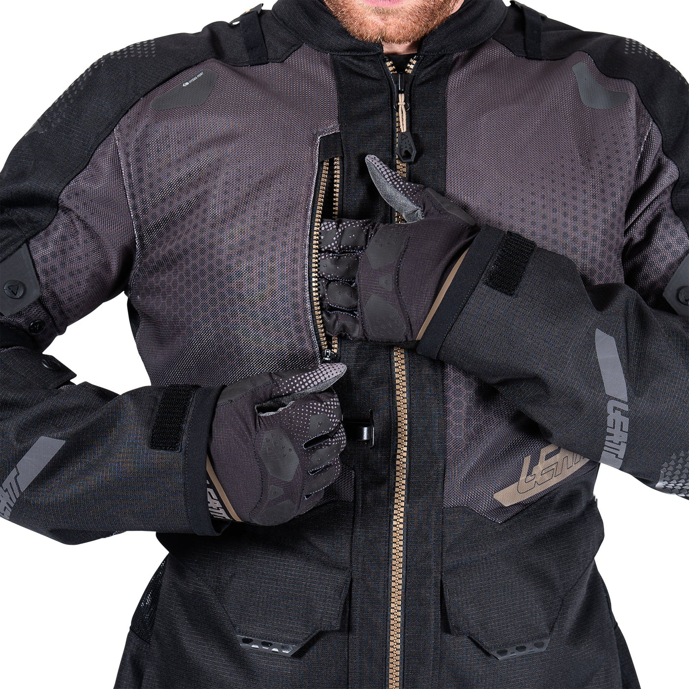 Leatt Jacket ADV FlowTour 5.5 Stealth Black/Grey