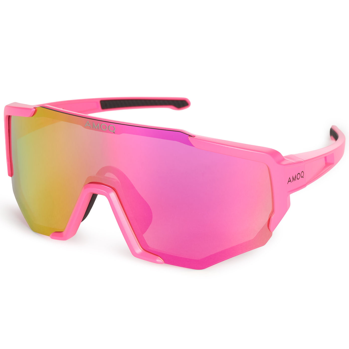 AMOQ Blast Sunglasses Polarized Pink/Pink Mirror
