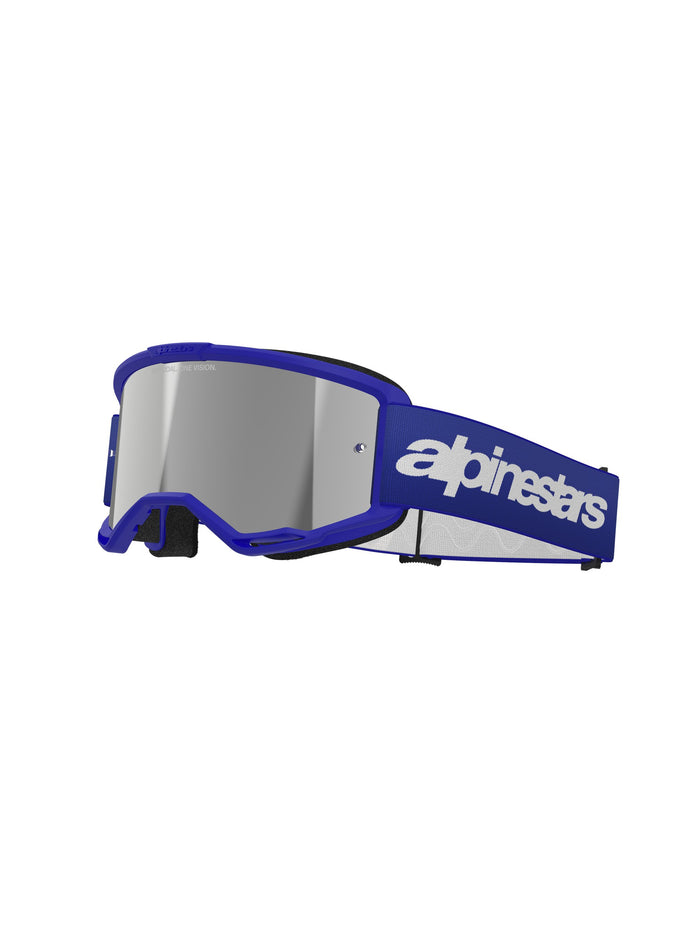 Alpinestars Goggle Vision 3 WORDMARK BLUE Mirror SILVER