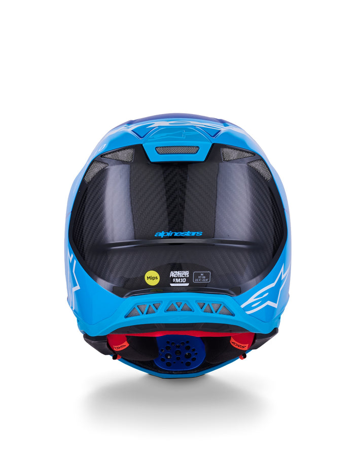 Alpinestars Helmet S-M10 Flood Met Blue/Blue/Carbon