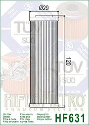 HiFlo oil filter HF631
