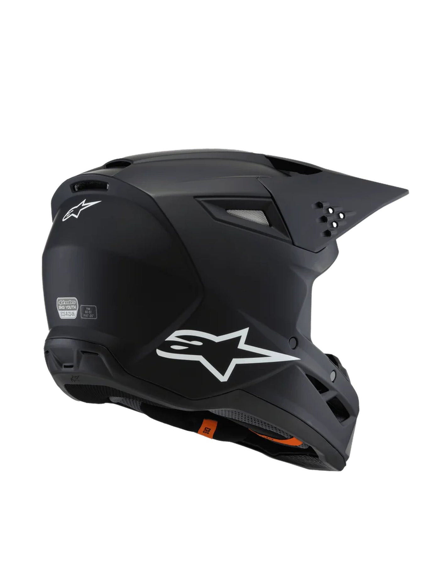 Alpinestars Helmet SM3 Youth Black Matt
