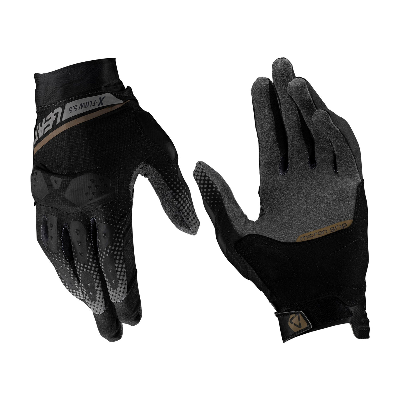 Leatt Glove ADV X-Flow 5.5 Short Stealth Black/Grey