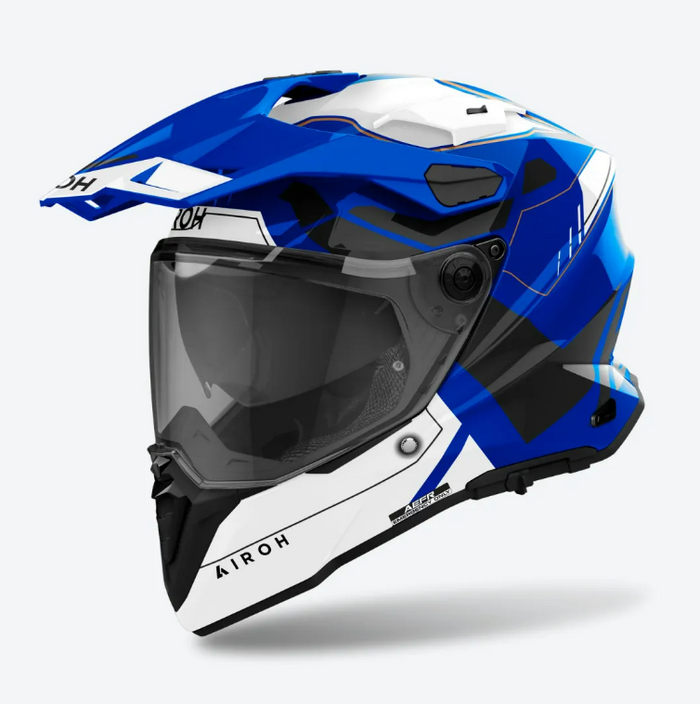 Airoh Helmet Commander 2 Reveal Blue Gloss