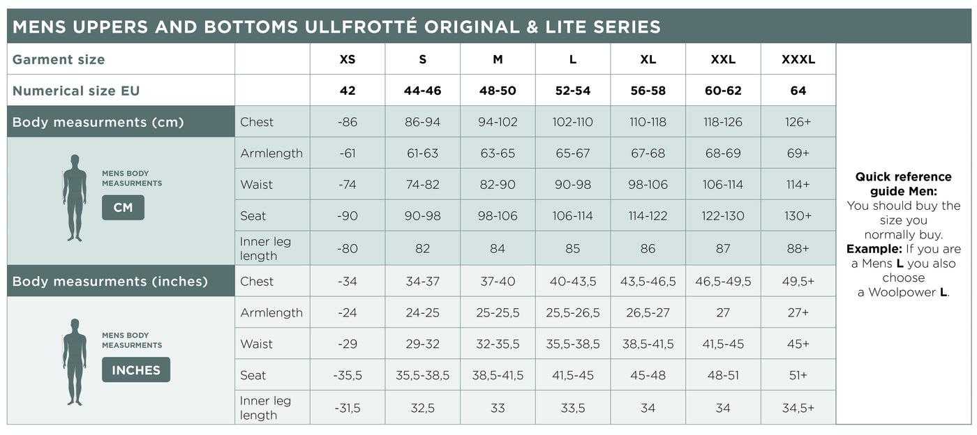 Woolpower Crewneck Merino base layer black
