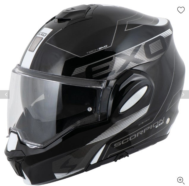 SCORPION EXO-TECH EVO TRAVELLER Black-White