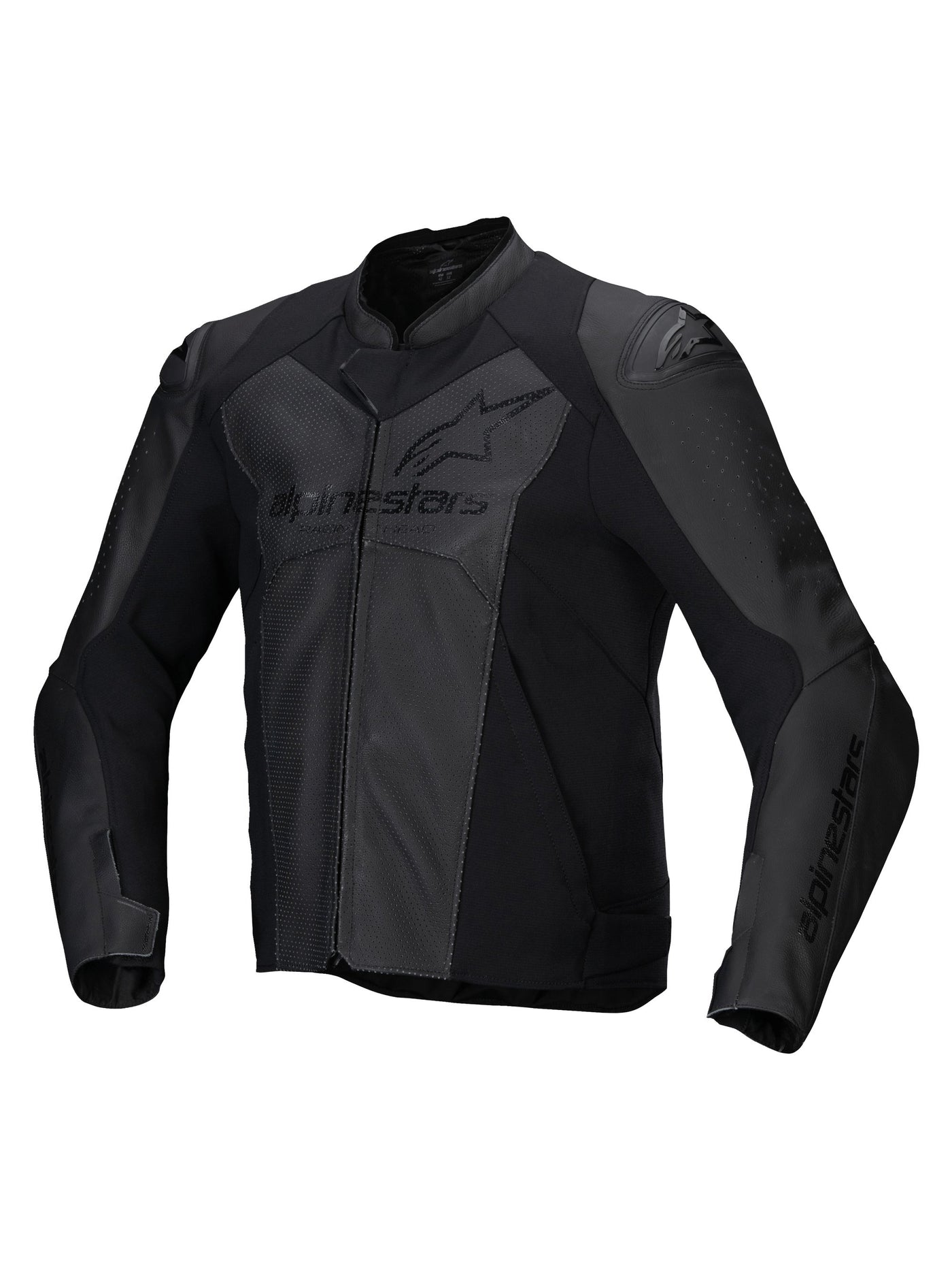 Alpinestars Leather Jacket Faster v3 Airflow Black/Black