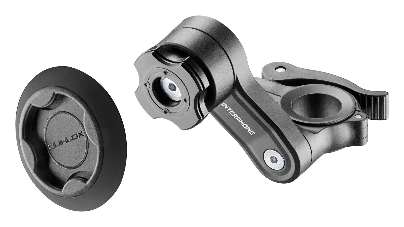 Interphone Quiklox adhesive pad + handlebar mount