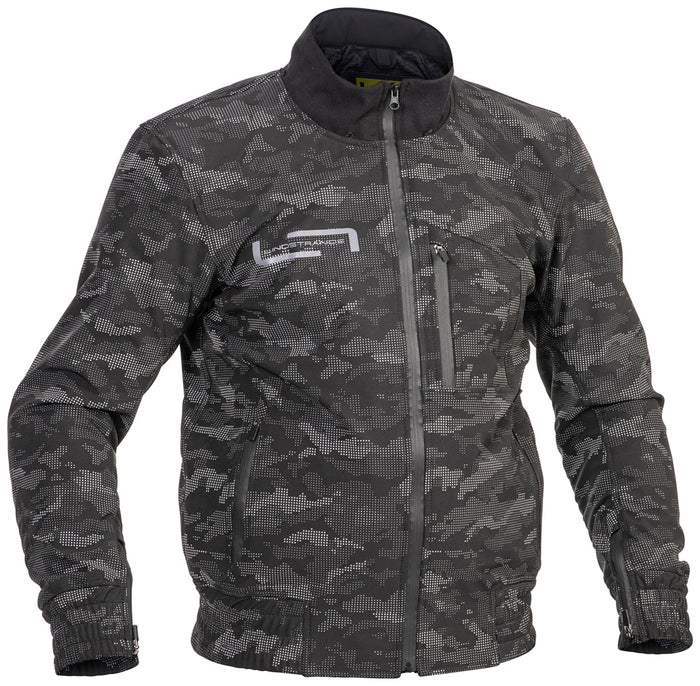 Lindstrands Textile jacket Frisen Black/reflecting pattern
