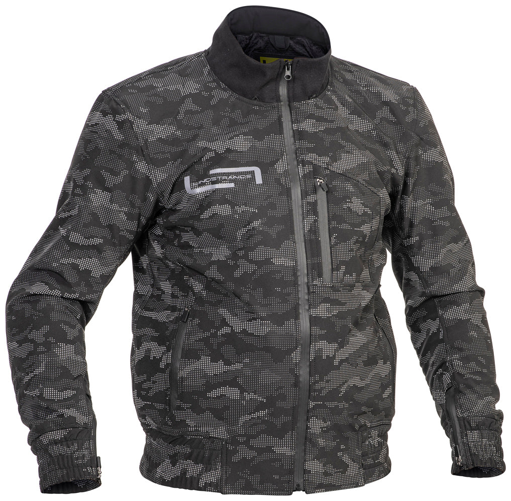 Lindstrands Textile jacket Frisen Black/reflecting pattern
