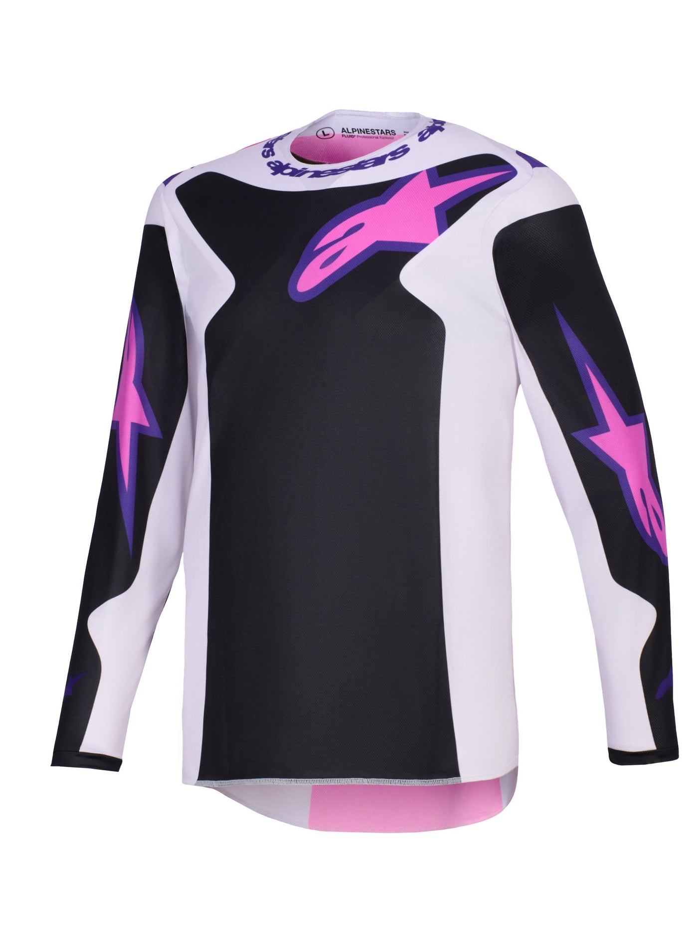 Alpinestars Jersey Fluid Grid Black/Gray/Purple