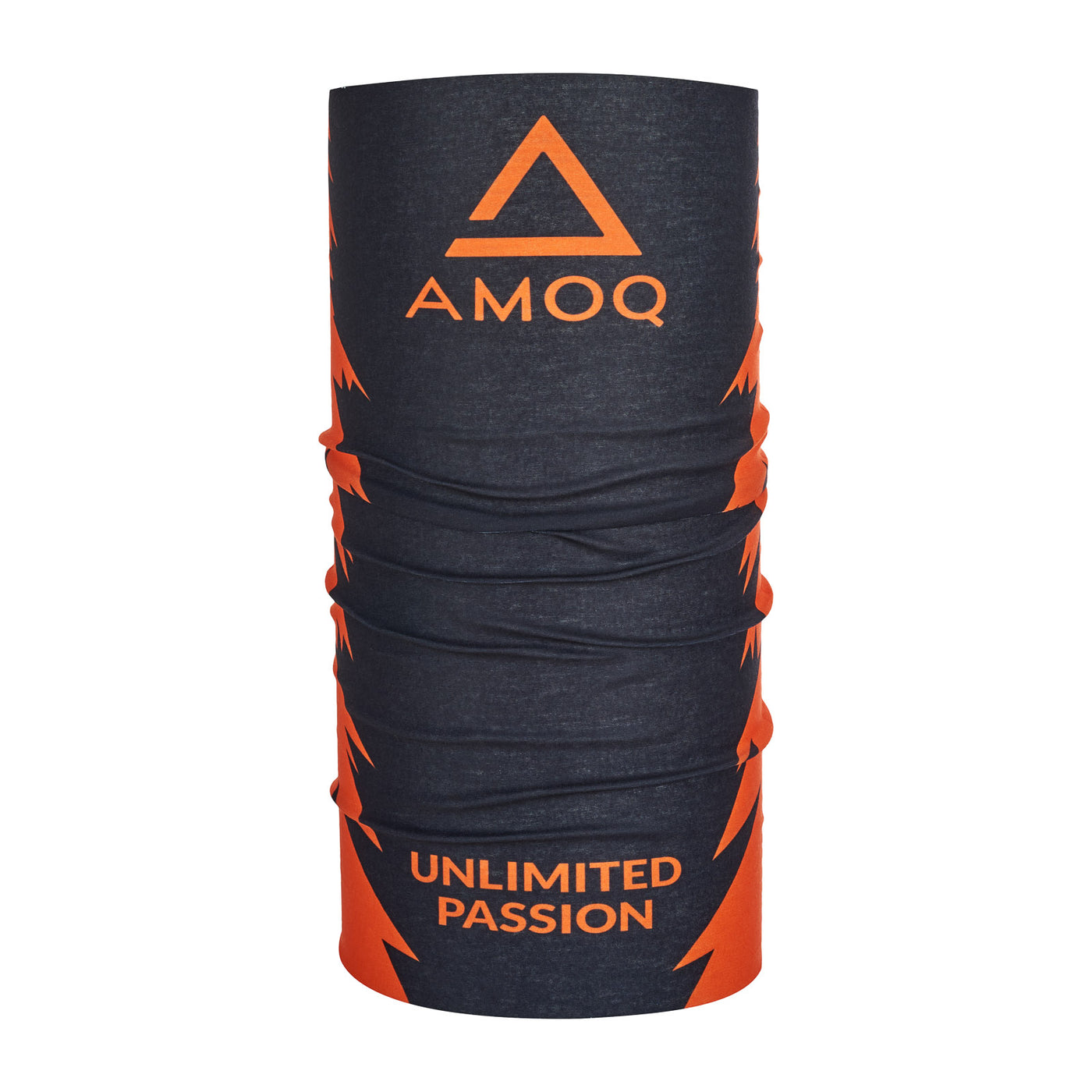 AMOQ Neck Warmer Black-orange