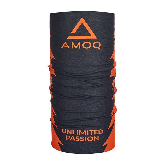 AMOQ Neck Warmer Black-orange