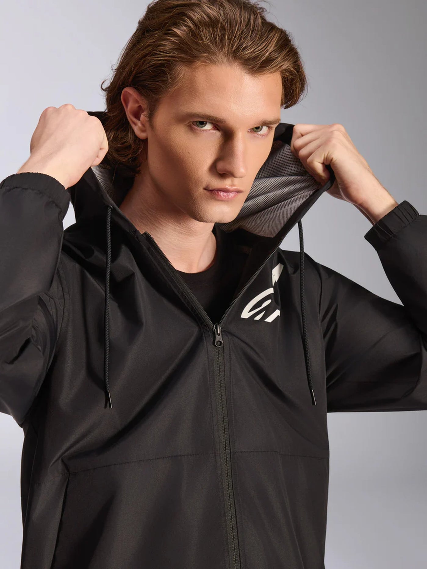 Alpinestars Jacket Speeder Chromium Windbreaker Black/White