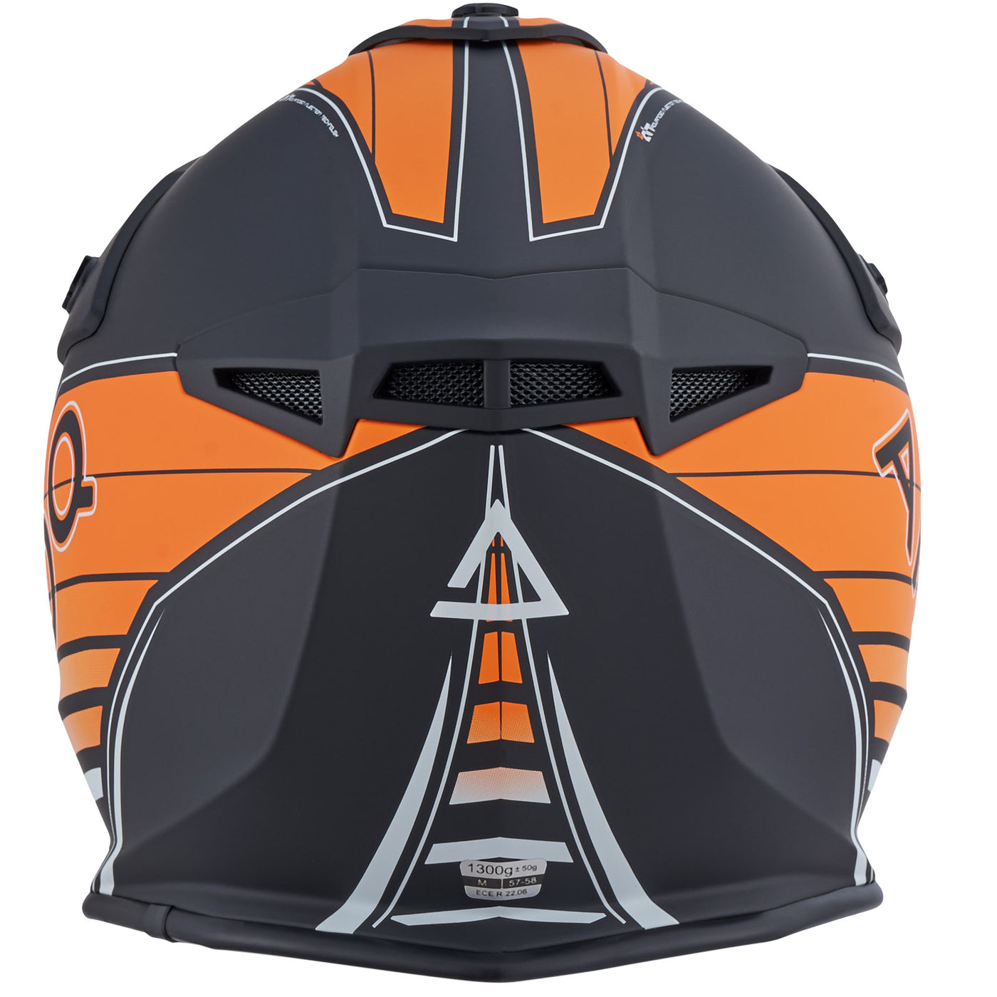 AMOQ Meteor V2 Helmet Axis Black/orange