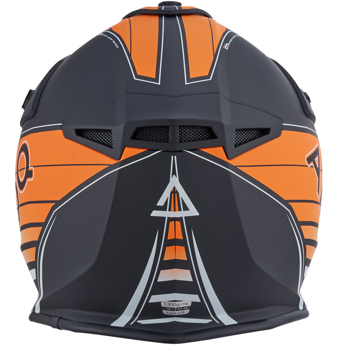 AMOQ Meteor V2 Helmet Axis Black/orange