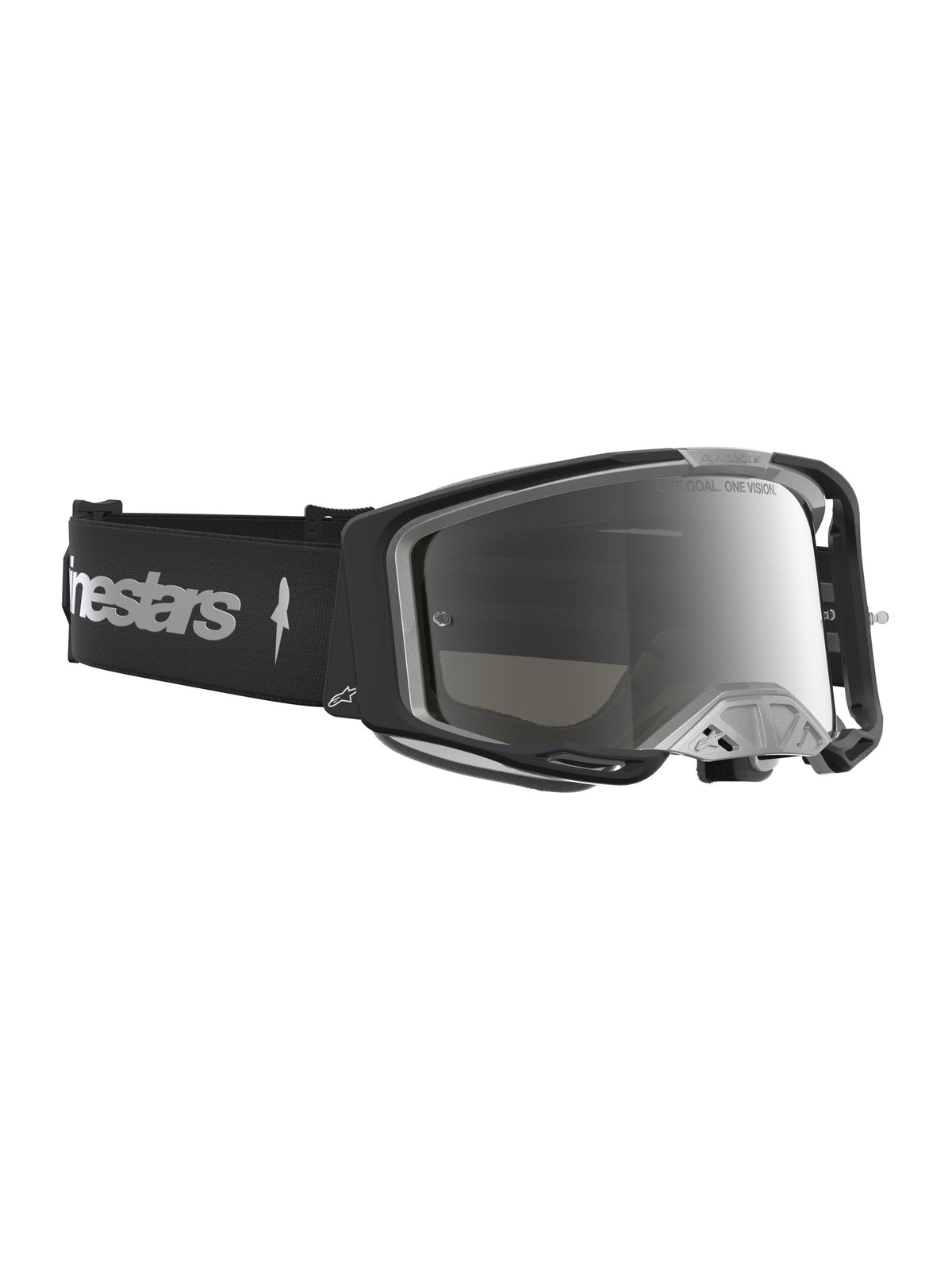 Alpinestars Goggle Vision 8 Amber Black Silver Mirror Silver