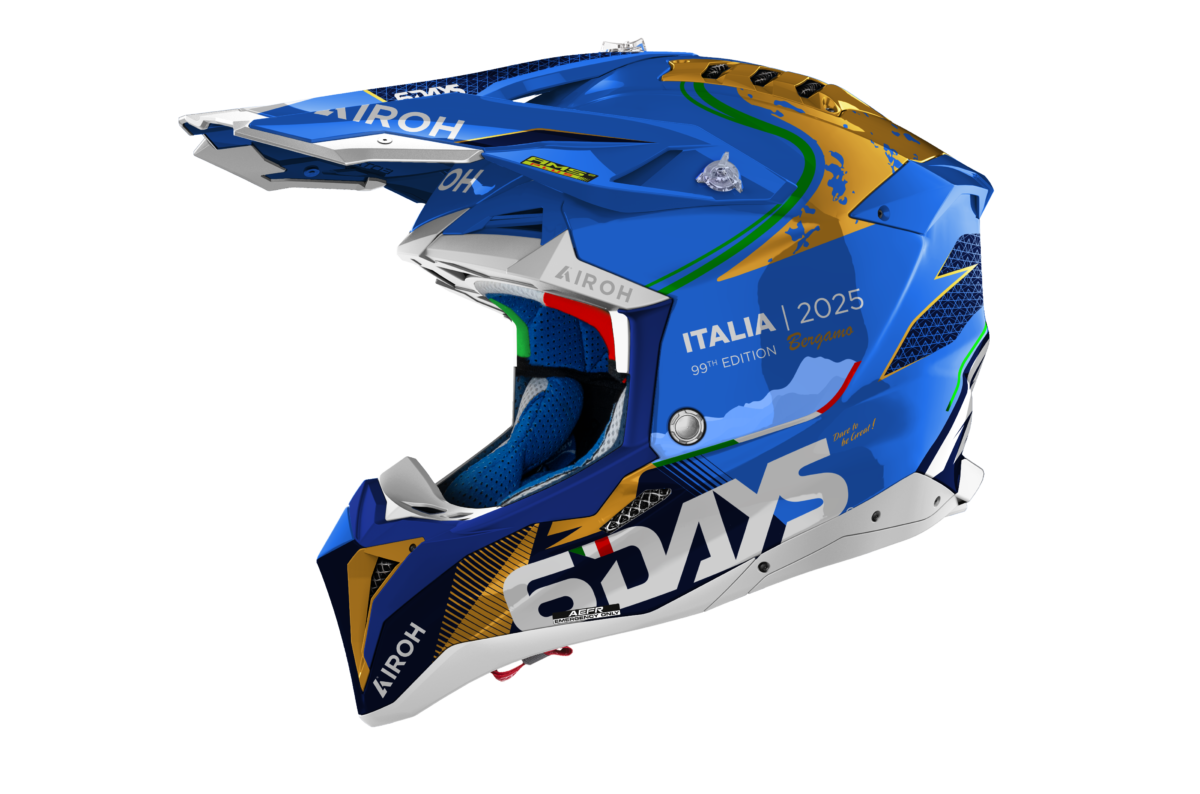 Airoh Helmet Aviator 3 6DAYS Italy 2025 Gloss