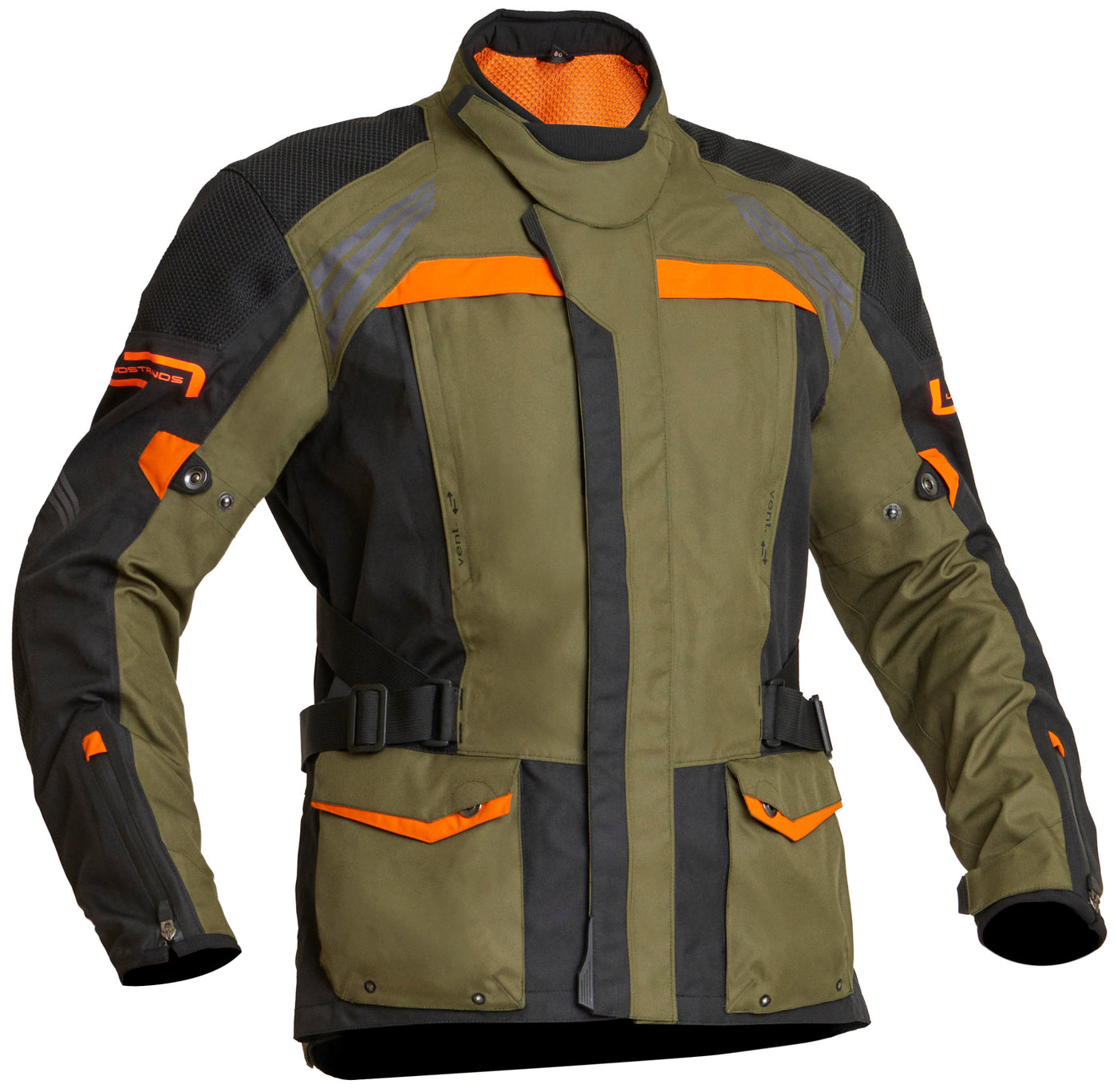 Lindstrands Textile Jacket Transtrand Green/orange