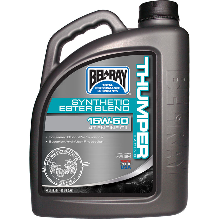 Bel-Ray Thumper Racing Synthetic Ester Blend 4T 15W-50 4L