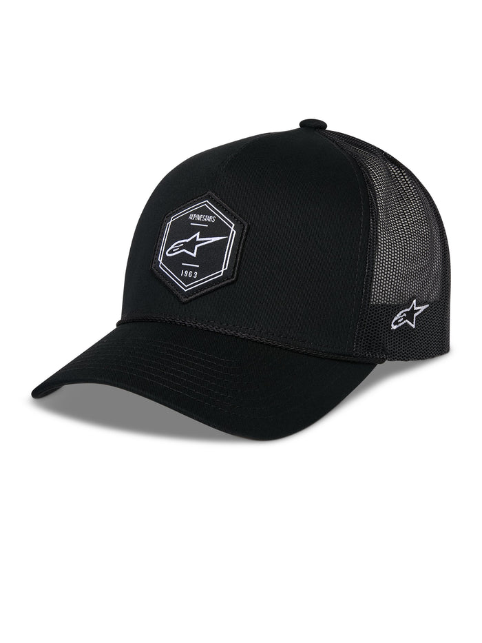 Alpinestars Hat Hexeon Trucker Snapback Black/Black One Size