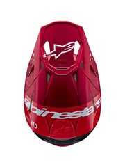 Alpinestars Helmet S-M10 2206 Flood Red Fluo