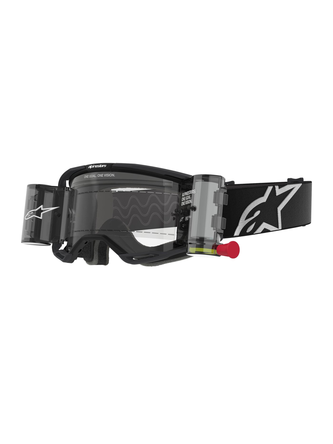 Alpinestars Goggle Vision 8 CORP Black/ Clear ROLL-OFF