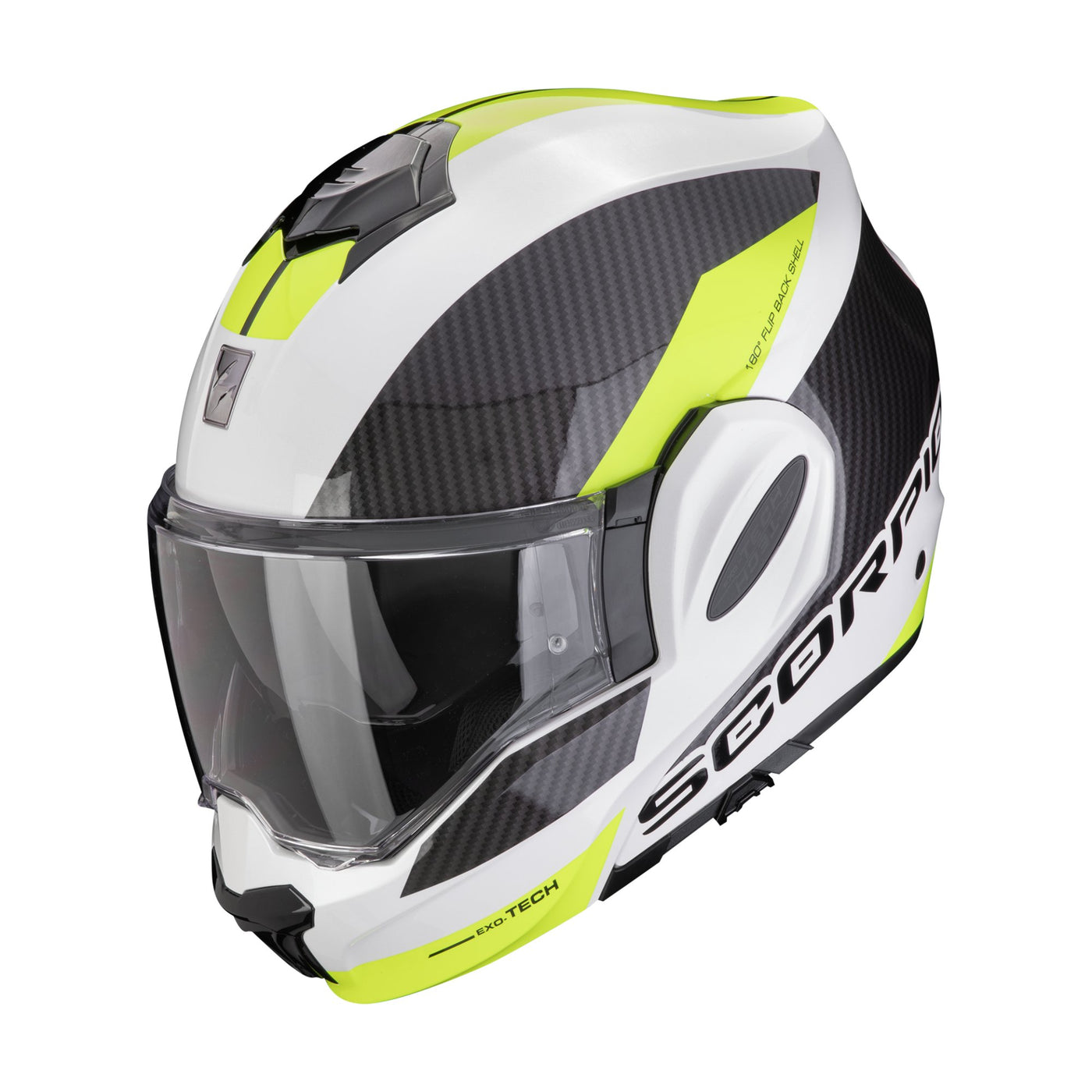 SCORPION Helmet EXO-TECH Evo Team white/yellow