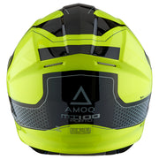 AMOQ Helmet MI100 Porto black/yellow