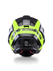 Alpinestars Helmet Supertech S-R10 Arius Black/Silver/Fluo Yellow