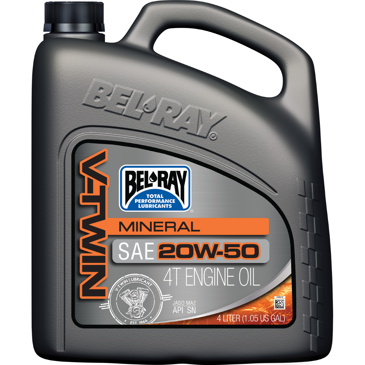 Bel-Ray V-Twin Mineral 20W-50 4L