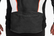 Lindstrands Leather Jacket Sanden Black/white