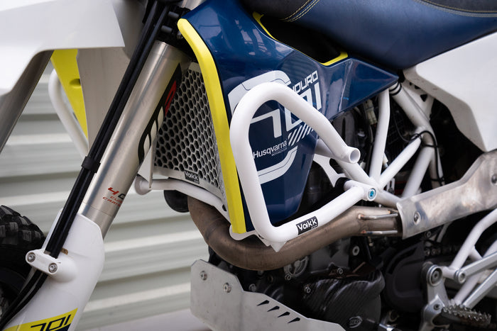 Yakk EXP Crash bar Husqvarna 701 (16-) / KTM 690 (19-) / GasGas 700 (22-) white