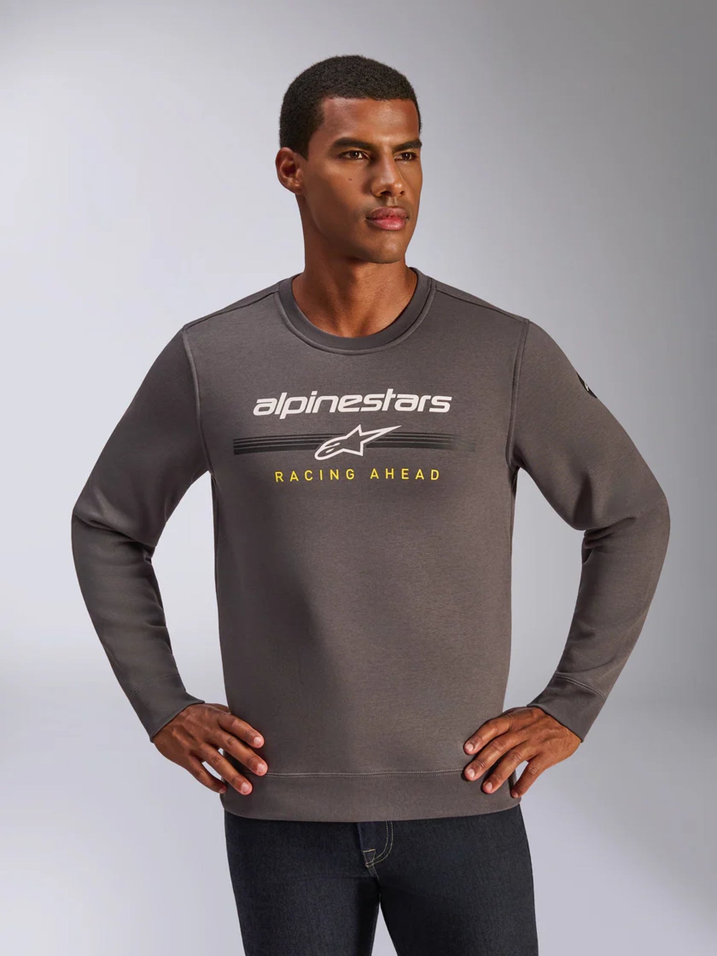 Alpinestars Fleece Bettern Crew Charcoal