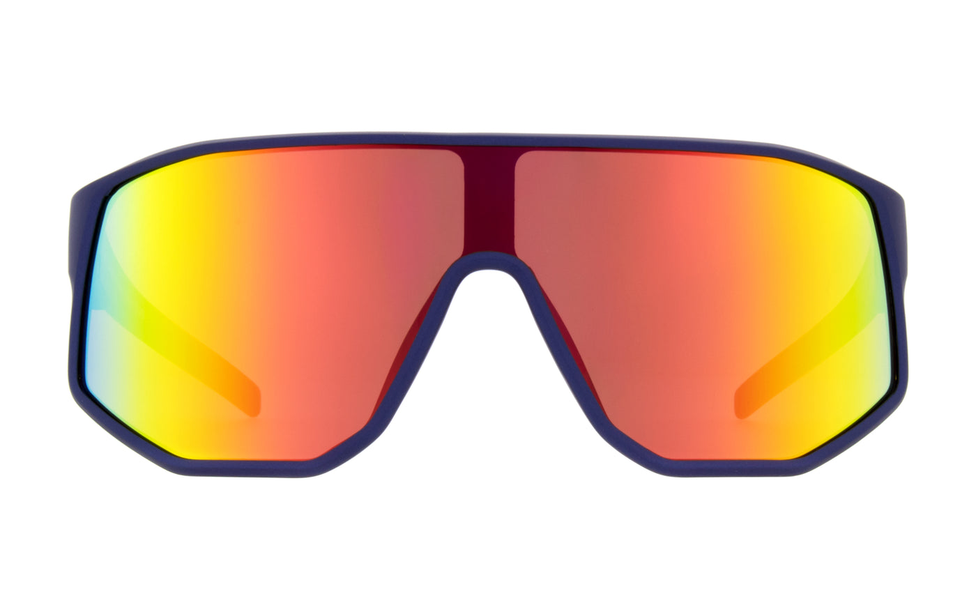 Spect Red Bull Dash Sunglasses Matt Metallic Blue w Red-Gold Mirror