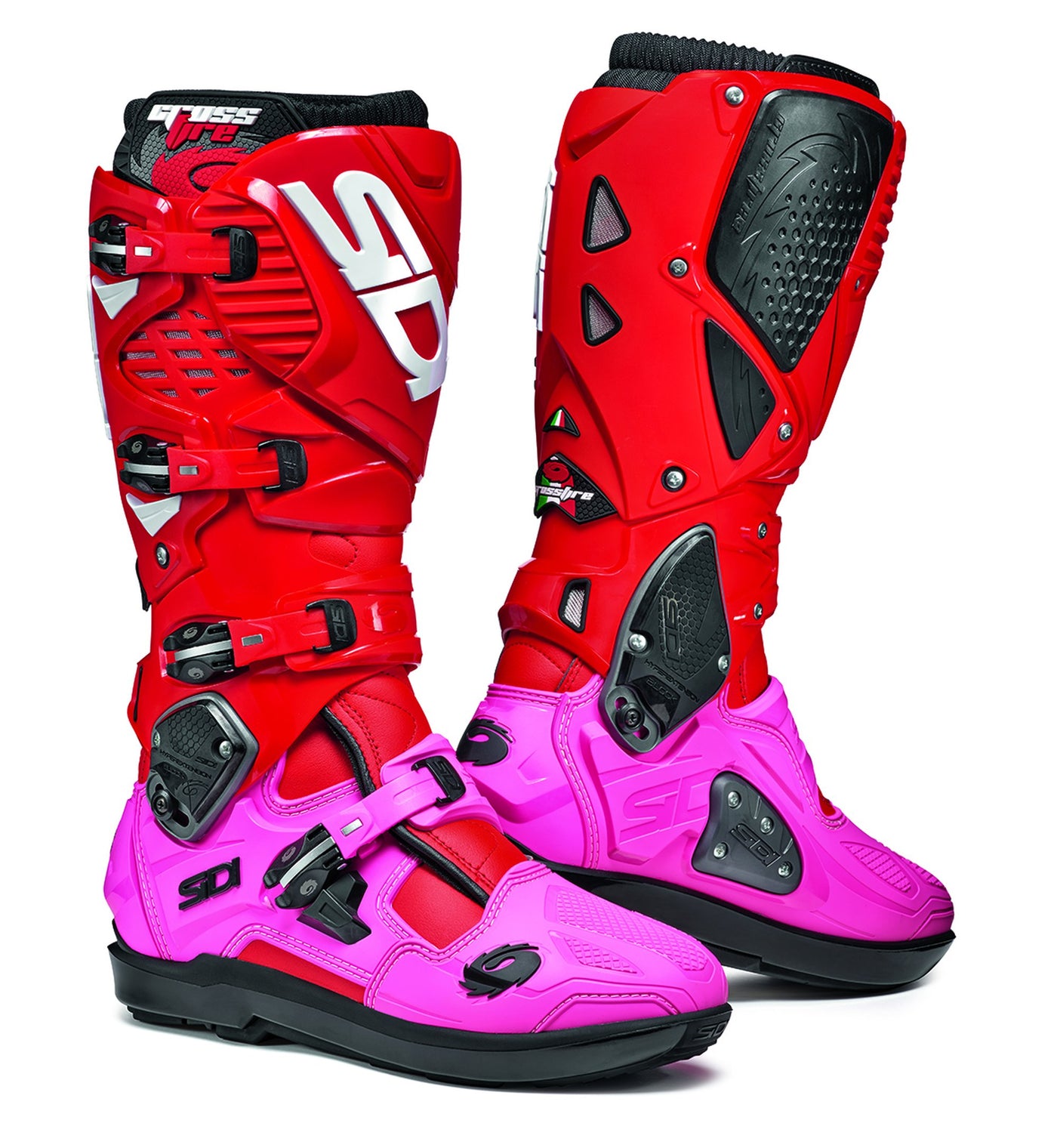 SIDI Crossfire 3 SRS MX Boot LTD 2023 Red/Pink